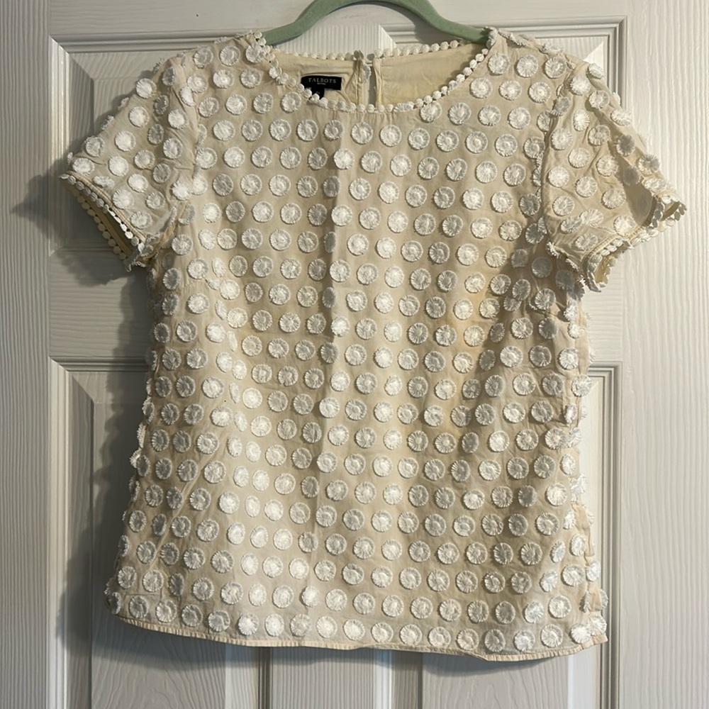 Talbots floral blouse